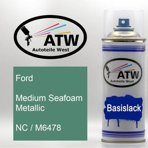 Ford, Medium Seafoam Metallic, NC / M6478: 400ml Sprühdose, von ATW Autoteile West.